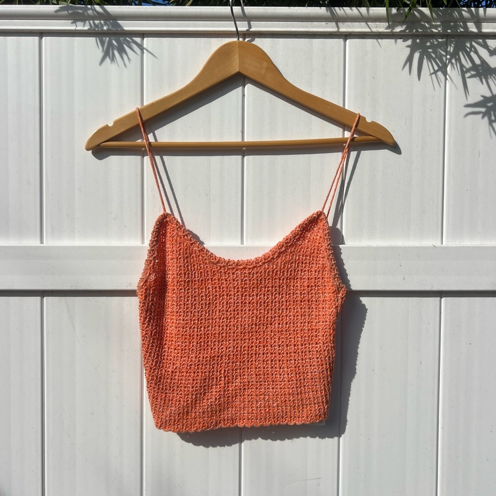 Zara Coral Knit Camisole